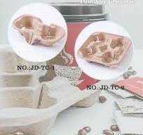 2 Pack 4 Pack Pulp Moulded Disposable Drink Coffee Paper Cup Carrier Holder  Tray