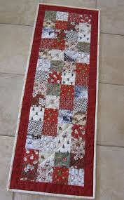 Quilted Table Runner Christmas Potpourri Holiday Table Topper Christmas Patchwork Xmas Table Topper Quiltsy Handmade Fabric Tablemat Quilted Table Runners Christmas Christmas Runner Christmas Patchwork