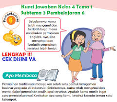 Try the suggestions below or type a new query above. Lengkap Kunci Jawaban Kelas 4 Tema 1 Subtema 3 Pembelajaran 6 Simple News Kunci Jawaban Lengkap Terbaru