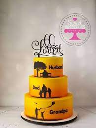 Some people gift you in the most unique way, some misses your party, and some dances the best mad dance. 43 Ideas Cake Birthday Dad Fondant Dad Birthday Cakes 70th Birthday Cake 60th Birthday Cake For Men