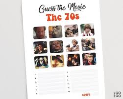 They get super hyped up, have amazing memories, and they've probably seen a pretty solid amount of modern kids movies. Guess The 1970s Film Quiz 70s Movie Game Seventies Pub Etsy In 2021 Film Quiz Movie Quiz Guess The Movie