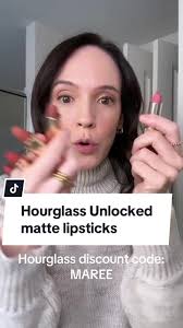 Hourglass Unlocked Matte Lipsticks Try-On