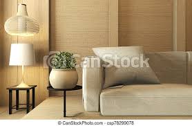 Show off the artwork in. Wall Wooden Interior Design Zen Modern Living Room Japanese Style 3d Rendering Canstock