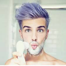 Grooming Hair With Flair Mens Hair Colour Pastel Purple Hair Men Hair Color