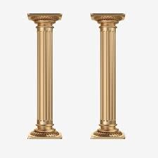 Golden Pillar Two Gold Pillars Png Transparent Clipart Image And Psd File For Free Download Pillars Page Borders Design Flex Banner Design