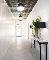 Foyer With Tin Ceiling Transitional Entrance Foyer Foyer Ideas Entryway Entry Tables Small Entryway Table