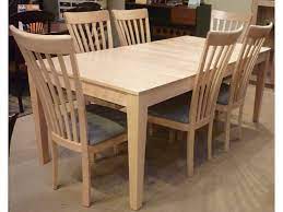 Put together a dining room set that expresses your style, or stop by a design center and let an ethan allen designer put one together for you. Clearance Contempo 7 Piece Dining Table Set 222316p Naturwood Home Furnishings Sacramento Ca