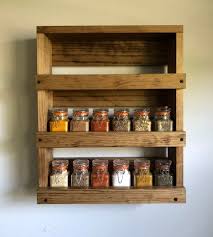 Maybe you would like to learn more about one of these? Wall Mounted Spice Rack Gift Item For Her Kitchen Spice Etsy Wooden Spice Rack Kitchen Spice Storage Wood Spice Rack