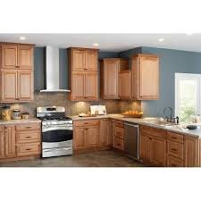 Hampton Bay 30x34 5x24 In Cambria Base Cabinet With Ball Bearing Drawer Glides In Harvest Kb30 Chr At T Hickory Kitchen Cabinets Kitchen Cabinets Wall Cabinet