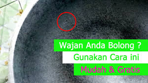 Cara mengatasi tembok retak wajib anda gunakan lebih banyak lem dan potong tambalan anda sampai pas dengan lubang bocor. Cara Menambal Wajan Dengan Murah Dan Gratis Youtube