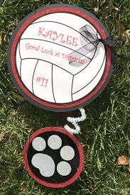 Cute Volleyball Locker Sign Wth Panther Paw Volleyball Locker Decorations Sports Locker Decorations Volleyball Locker
