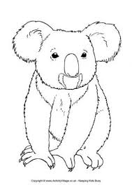 Koala Colouring Pages Koala Drawing Animal Coloring Pages Bear Coloring Pages