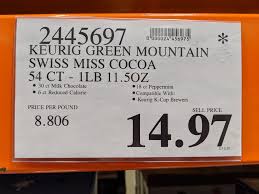 Nespresso produces a variety of coffee and espresso machines, including compact models for those with limited counter space and bundles with milk frothers for fans of cappuccinos and lattes. Swiss Miss Hot Chocolate K Cups 14 97 Costco Clearance Nespresso Nespresso Compatible Swiss Miss