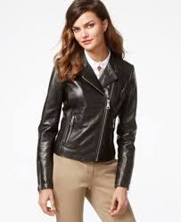 Marc New York Leather Moto Jacket Jackets Blazers Women Macy S Blazer Jackets For Women Leather Jacket Real Leather Jacket