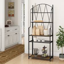 Available in 5 different finishes, this iron shelf bracket adds a touch of traditional rustic to any shelf. Wrought Iron Shelf Unit Wayfair