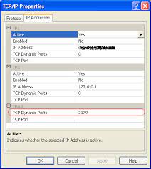 Finding an ip address and port number is something you can do with the. Identify Sql Server Tcp Ip Port Being Used