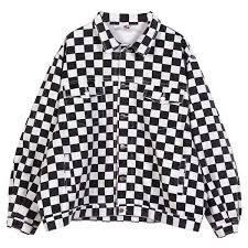 Black And White Checkered Jacket Checker Jacket 44 Aud Liked On Polyvore Featuring Outerwear Jackets Checkered Jacket And Checked Jacket