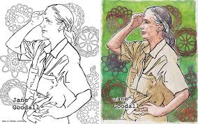 Western university is proud to be offering the jane goodall research award, available to graduate student research on great ape populations in. We Are Awesome I Create Coloring Pages Of Powerful And Inspiring Women 35 Pics Bored Panda