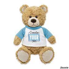 Adorable Create Your Own Teddy Bear Plush Animal Zazzle Com In 2021 Teddy Bear Plush Plush Animals Soft Toy Animals