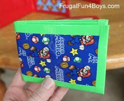 To close up and complete the holder, turn it over so that the pocket folds are facing up. How To Make A Duct Tape Wallet Frugal Fun For Boys And Girls