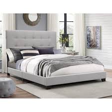 Find a great collection of king beds & bed frames at costco. Crown Mark Florence Gray Panel Bed Multiple Sizes Walmart Com In 2021 Grey Bed Frame Upholstered Panel Bed Panel Bed