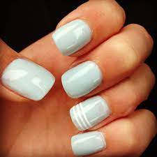 Pin By Anna Garner On Beautiful Lady Things Nail Colors For Pale Skin Blue And White Nails Nails