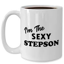 Amazon.com: Gifts for Sexy Stepson Mug Tea Coffee Cup - Large 15oz White  Ceramic - To My Step Son from Stepmom Stepdad Family Reunion Funny Cute Gag  Idea : Home & Kitchen