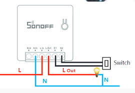 Want to turn a lamp on with a light switch? Sonoff Mini Wiring For Standard Us Light Switch Connected Things Smartthings Community
