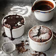 Chocolate Souffle Recipe With Chocolate Coffee Sauce Recipe Chocolate Souffle Souffle Recipes Warm Desserts