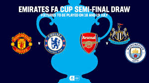 The draw will take place at approximately 7.45pm* from the bt sport studios and will be hosted by reshmin choudhury with karen carney drawing the balls out. Emirates Fa Cup On Twitter Here S Your Emiratesfacup Semi Final Draw