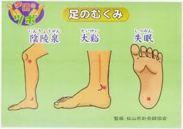 足 むくみ お灸