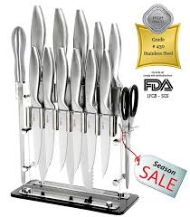 Top 10 Best Kitchen Knife Sets In 2020 Reviews Hqreview Stainless Steel Knife Set Best Kitchen Knife Set Knives Kitchen Chefs