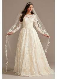 We did not find results for: Long Sleeve Beaded Lace Folded Skirt Wedding Dress David S Bridal