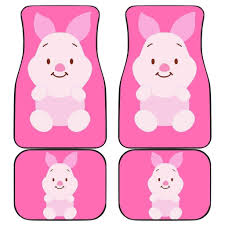 Cute Piglet Front And Back Car Mats Set Of 4 Cute Piglets Car Floor Mats Car Mats