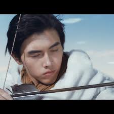 The woman is strong in Chinese Kung Fu and she protects the man