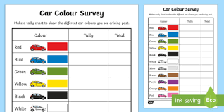 Free Car Color Survey Traffic Car Color Color Cars