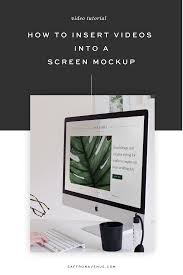 How To Insert A Video Into An Image Or Screen Mockup In Photoshop Photoshop Video Tutorials Photoshop Tutorial Photoshop Design