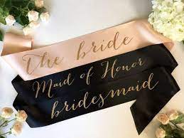 Bride To Be Sash Bridal Party Sash Bridesmaid Sash Etsy Bridal Party Sash Bridesmaid Sash Bachelorette Bridal Party Accessories