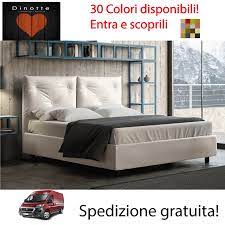 Imbottitura letto / chesterfield divano 3 posti funzione letto tessuto. Di Notte Store Letto Imbottito In Ecopelle Contenitore Matrimoniale Antica Colori A Scelta