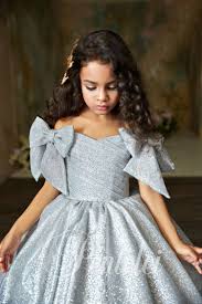 Pentelei 2311 Shiny Flower Girl Children Ball Gown Dresses Kids Girl Kids Fashion Dress Gowns For Girls