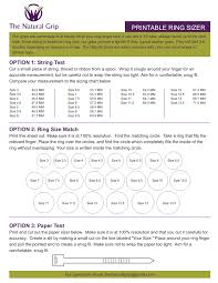 Natural Grip Ring Sizer Pages 1 1 Text Version Anyflip