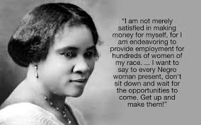 Share motivational and inspirational quotes by madam c. Pin On Food For Thought