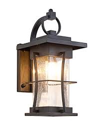 Point your shade up to create a warm glow ideal for living rooms and bedrooms. Eeru Waterproof Outdoor Wall Sconce Light Fixtures Exterior Wall Sconce Lamp Black Metal With Clear Bubble Glass Perfect For Exterior Porch Patio House Beachfront Decor