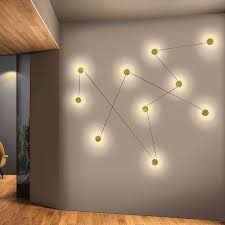 Iconic Lighting On Instagram Join The Dots Azou Wall Lights Designed By Chris Basias For Kundalini Lightin Wall Lighting Design Wall Lights Led Wall Lights