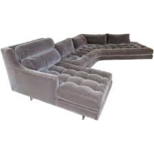 Choosing the right coffee table to go with your sectional sofa can be tricky! Stunning Vladimir Kagan Three Piece Omnibus Sectional Sofa Coffee Table At 1stdibs
