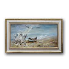 Of The Coast 40 80 Http Www Yameliev Com Luksozni Kartini Lodka Krai Balchik P Htm Oil Painting 960 Eur Marchel Yameliev Painting Oil Painting Art