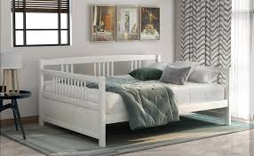 Do you suppose daybed frame full looks great? Amazon Com Full Daybed Frame Solid Wood Daybed Frame No Box Spring Needed White Daybed Kitchen Dining