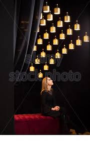 Smoked lizak pendant by bert frank dimensions: Editorial Use Only Members Of The Public Look At The Sylvie Lighting Stand At Decorex 2019 At Olympia London Stock Photo Alamy