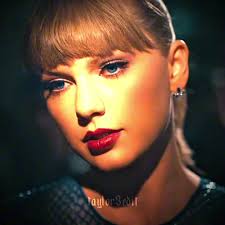 Taylor Swift Music Video with The Stair Railing in A Red Scarf