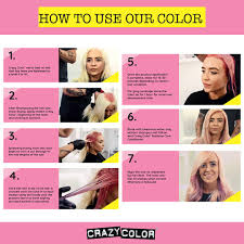 First, purchase a couple boxes of hair dye that are the right colors for your hair. Buy Crazy Color Hair Dye Vegan And Cruelty Free Semi Permanent Hair Color Temporary Dye For Pre Lightened Or Blonde Hair No Peroxide Or Developer Required Hot Purple Online In Hong